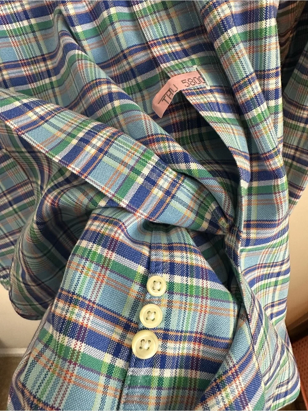 Polo Ralph Lauren Plaid Oxford Button-Down Shirt Blue Green Size  XL